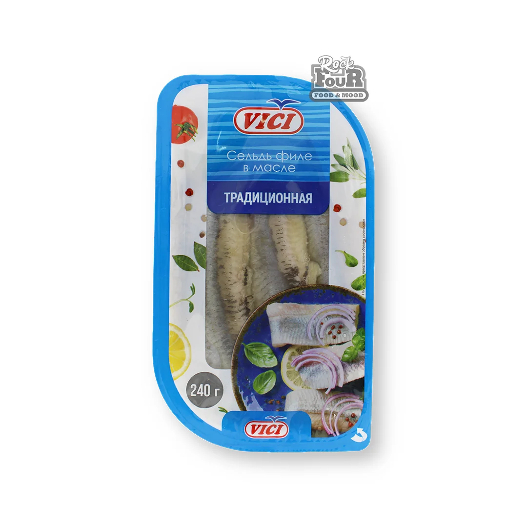 Herring fillet in oil "VICI Traditional" 240g